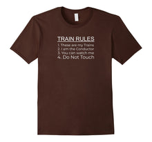Load image into Gallery viewer, Train Rules - HO O G N Gauge Train Track T Shirt