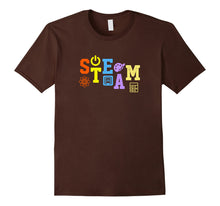 Load image into Gallery viewer, STEAM Science Tech Engineering Art Design Math Cool T-Shirt
