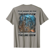 Load image into Gallery viewer, Mens Electrical Lineman T Shirt Wind Blew Out Came The Line Crew