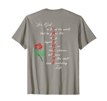 Load image into Gallery viewer, Christian Valentine's John 3:16 For God So Loved the World T-Shirt-1403595