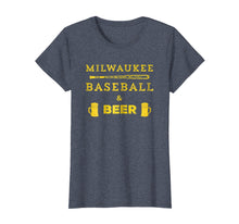 Load image into Gallery viewer, Classic Milwaukee Baseball & Beer Fan Retro T-Shirt
