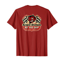 Load image into Gallery viewer, Speed Demon! Retro Hot Rod Shop T-Shirt