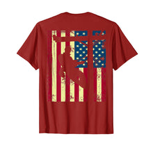 Load image into Gallery viewer, lineman Flag for men T-shirt