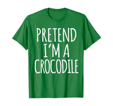 Load image into Gallery viewer, Funny Lazy Halloween Costume - Pretend Im A Crocodile Design T-Shirt