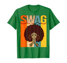 Load image into Gallery viewer, Swag Vintage Retro Melanin Black Afro Woman Queen Gift T-Shirt
