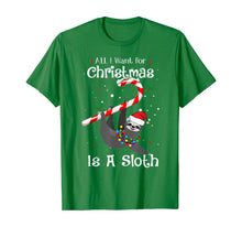 Load image into Gallery viewer, All I Want For Christmas Is Sloth Lovers Christmas Pajama T-Shirt