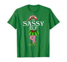 Load image into Gallery viewer, The Sassy Elf Christmas Matching Family Group T-Shirt