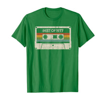Load image into Gallery viewer, Vintage Best of 1977 42nd Birthday Cassette T-Shirt-119179