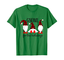 Load image into Gallery viewer, Gnomes For The Holidays Buffalo Plaid Gnome Christmas Xmas T-Shirt