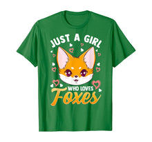 Load image into Gallery viewer, Just A Girl Who Loves Foxes Kids Girls Cute Fox Gift Mom T-Shirt