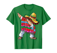 Load image into Gallery viewer, Dabbing Mexican Poncho Cinco de Mayo Men Sombrero Funny Dab T-Shirt