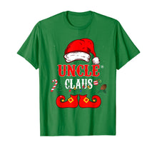 Load image into Gallery viewer, Funny Uncle Claus Santa Hat Christmas T-Shirt