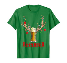 Load image into Gallery viewer, Man Cave Reinbeer Christmas Gift For Beer Lovers Costume Men T-Shirt