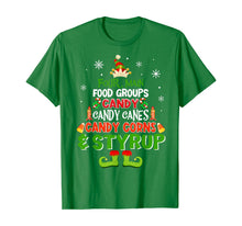 Load image into Gallery viewer, Four Main Food Groups Elf Christmas T-Shirt