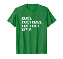 Load image into Gallery viewer, Candy. Candy Canes. Candy Corn. Syrup. Christmas Shirt