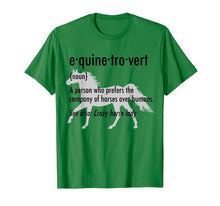 Load image into Gallery viewer, Equine Introvert T-Shirt Funny Horse Lover Gift Shirt