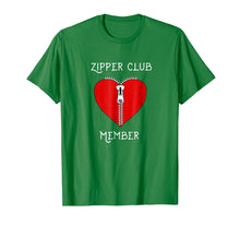 Load image into Gallery viewer, Zipper Club Member Graphic Heart Surgery Survivor T-Shirt