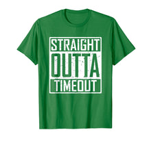 Load image into Gallery viewer, Straight Outta Timeout Funny Gift T Shirt Men, Women, Kids