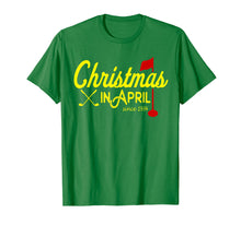 Load image into Gallery viewer, Christmas in April T-Shirt Golf Majors and Tournaments