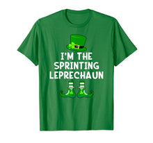 Load image into Gallery viewer, Sprinting Leprechaun T-shirt St Patrick's Day Sprinter Tee