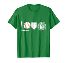Load image into Gallery viewer, I Love Baseball T-Shirt Baseball Heart