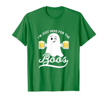 Load image into Gallery viewer, I'm Just Here For The Boos T-Shirt Funny Halloween Beer Tee