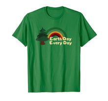 Load image into Gallery viewer, Earth Day Everyday Rainbow Pine Tree T-Shirt