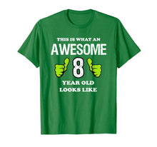 Load image into Gallery viewer, Awesome 8 Year Old Shirt - 8th Birthday T-Shirt