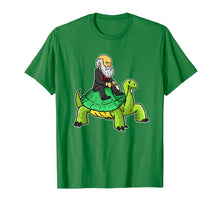 Load image into Gallery viewer, Darwin Riding Tortoise T-Shirt Galapagos Turtle Science