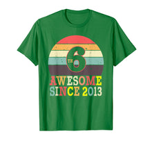 Load image into Gallery viewer, 6th Birthday Vintage 6 Years Old TShirt
