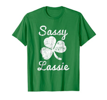 Load image into Gallery viewer, Sassy Lassie Cute Women's St. Patrick's Day T-Shirt