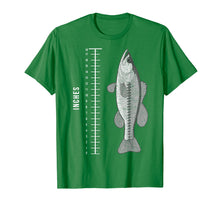 Load image into Gallery viewer, Fishing Ruler TShirt Fishermen Bass Fathers Day Gift Tee