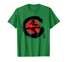 Load image into Gallery viewer, BONSAI TREE JAPANESE CALLIGRAPHY SHIRT, BUDDHIST ZEN T-SHIRT