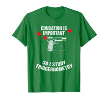 Load image into Gallery viewer, Gun Education - 2nd Amendment - I Study Triggernometry Guns T-Shirt