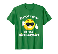 Load image into Gallery viewer, Brother Of The Birthday Girl TShirt Emoji Shirt B-Day
