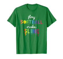 Load image into Gallery viewer, Play Softball Make Slime Watercolor TShirt