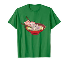 Load image into Gallery viewer, Kawaii Cats In A Ramen Bowl Shirt | Anime Food Lovers Gift