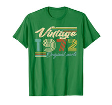 Load image into Gallery viewer, Made In 1972 Heart 47th Birthday Gift Vintage Shirt Tshirt