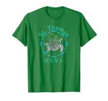 Load image into Gallery viewer, St. Thomas USVI T-Shirt Vintage Tribal Turtle Gift TShirt
