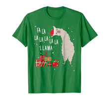 Load image into Gallery viewer, Fa La La Llama Shirt - Llama Christmas Shirt Women Men Kids