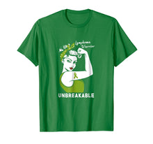 Load image into Gallery viewer, Lymphoma Warrior Unbreakable - Lymphoma Awareness Shirt