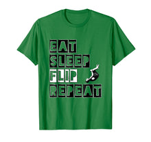 Load image into Gallery viewer, Eat Sleep Flip Repeat Gymnast & Tumbling T-Shirt