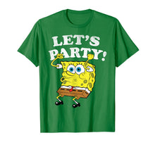 Load image into Gallery viewer, Spongebob Squarepants Lets Party T-Shirt