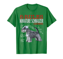 Load image into Gallery viewer, 5 Rules for Miniature Schnauzer Owners tee shirt T-shirt