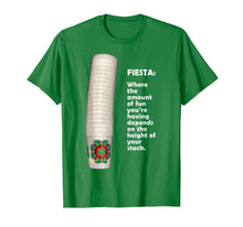 Load image into Gallery viewer, funny fiesta stack of cups shirt