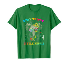 Load image into Gallery viewer, Hippie Life Elephant Hippie Stay Trippy Little Hippie Shirt