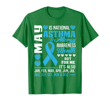 Load image into Gallery viewer, May is Asthma and Allergy Awareness Month Shirt Teal Ribbon