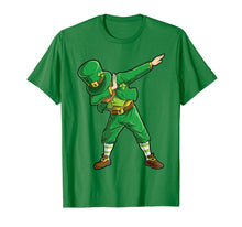 Load image into Gallery viewer, Dabbing Leprechaun Shirt St Patricks Day Women Men Funny Tee