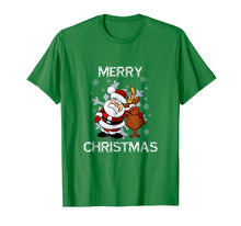 Load image into Gallery viewer, Merry Christmas Santa and Reindeer Shirt