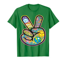Load image into Gallery viewer, Trippy Peace Sign T-Shirt
